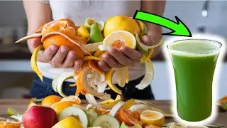 Turn Fruit Peels into a Super Detox Juice - Here's How!