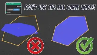 The Right Way to Fill a Curve with Geometry Nodes in Blender
