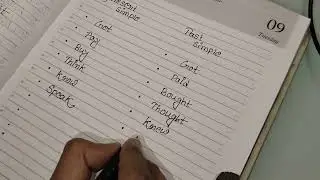 Present simple to past simple||Study||learning||Helpful video