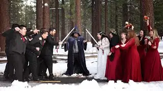 One of a Kind Snowy, Magical Fantasy Themed Wedding in Tahoe // Natalie + Daniel