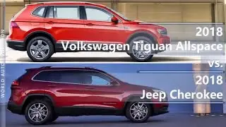 2018 Volkswagen Tiguan Allspace vs 2018 Jeep Cherokee (technical comparison)
