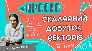 Просто СКАЛЯРНИЙ ДОБУТОК векторів