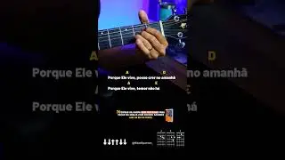 Aprenda com 3 Acordes PORQUE ELE VIVE 🔥🥰