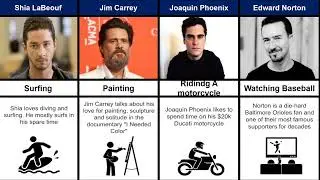 Hobbies of famous people