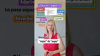 ¿QUÉ ES "SÚPER"? #ortografía #morfología #sintaxis #EBAU #selectividad #spanishteacher