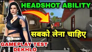 Luna Character Ability Free Fire | Free Fire New Character Ability | Luna Character Skill Test