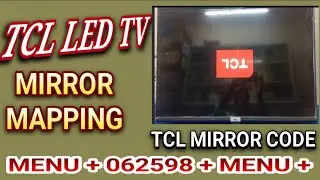 tcl smart led tv mirror image | 