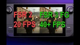 Steam Deck FSR 3 Frame Generation Mod by LukeFZ - Alan Wake 2 - Windows 11