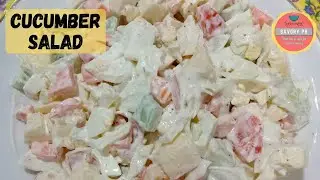 Savory Cucumber Salad Recipe/Diet Plan for Weight Loss Journey