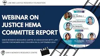 Webinar On Justice Hema Committee Report _  Part 1