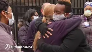 Moments months in the making! Share your joyous, uplifting reunions with us: #ReunionsOn3