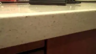 Silestone Counter Problem Installation  (Note end piece is 1