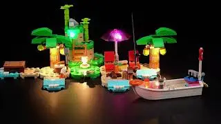 BrickBling Light Kit for LEGO Animal Crossing Kapp'n's Island Boat Tour 77048