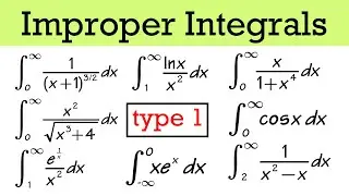 Type 1 improper integrals! calculus 2