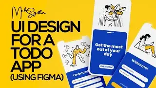 UI Design for ToDo App (Using Figma) Speed Tutorial