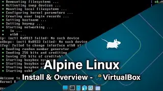Alpine Linux : Small, Simple, Secure - Install & Overview