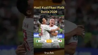 Fantastis!! Timnas Indonesia Curi 1 Poin Dari Arab Saudi #timnas #timnasday #indonesia #pialadunia