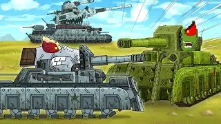 WE ARE FOREVER ENEMIES! KV-35 vs Royal Ratte and Baby Tiger