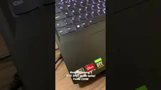 ideapadGaming 3 RTX 3060 modo turbo! Fonte 230W