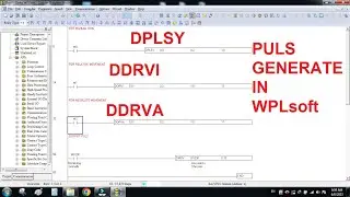 pulse generate in WPLsoft 