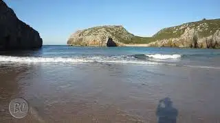 Playa cuevas del mar nueva de llanes
