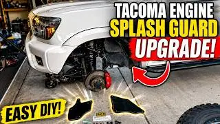 Rad Rubber Engine Splash Guard Install on My Toyota Tacoma