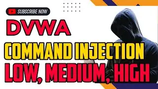 DVWA COMMAND INJECTION | LOW MEDIUM HIGH | HACKING TUTORIAL | CYBER SECURITY TUTORIAL | HOW TO HACK