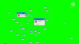 windows error green screen