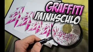 ¿CUANTO ES LO MAS PEQUEÑO QUE PUEDO DIBUJAR? - Reto graffiti