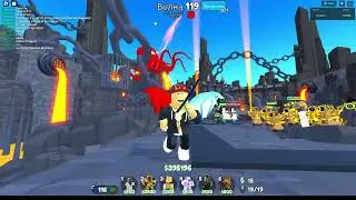 я дошел до 121 волны в бесконечном моде в роблокс roblox