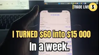 I turned $60 into $15 000 in a week trading Nas100 with a robot