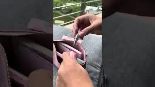 My son checks what’s inside my M case