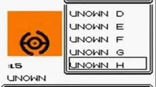 Pokemon Gold-26 Unowns CAUGHT!