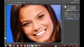 Curso photoshop - como aperfeiçoar o rosto e como clarear os dentes