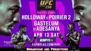 UFC 236: Max Holloway vs Dustin Poirier - Breakdown and Predictions