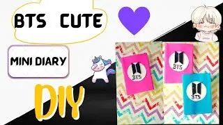 How to make BTS Mini Diary || Mini Diary || Cute Diary #crafterkavya  @CrafterKavya