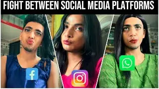 What if Our Social Media Platforms got into a fight 🙂| Honest Kakima