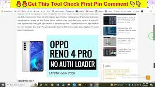 Oppo Reno 4 Pro No Auth Loader | SAMSUNG FRP TOOL | Xiaomi/Oppo/Motorola/Vivo/Tecno FRP Unlock Tool