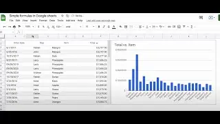 Create a Quick Report in Google Sheets