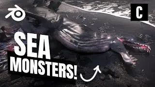 Sea Monsters In Blender