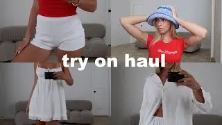 summer try-on haul ft. Princess Polly 🍉🐚🇺🇸🦞