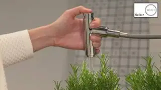 Hansgrohe Metris Select 320 pull out spout kitchen mixer #14884000