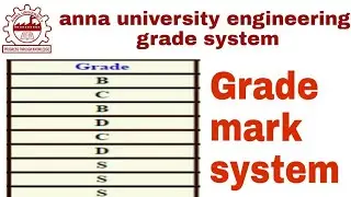 Anna university grade mark system