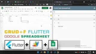 CRUD+F GOOGLE SPREADSHEET | FLUTTER