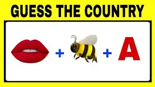 Only A Smart Mind Can Guess These Countries Names By Emojis | Guess By Emoji Quiz Part-7