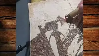 John Wick     Woodburning