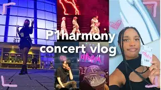 p1harmony in houston | vip experience, cupsleeve event, my 1st time seeing them!!