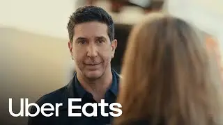 JENNIFER ANISTON AND DAVID SCHWIMMER FORGET | UBER EATS