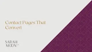AMA: Contact Pages That Convert