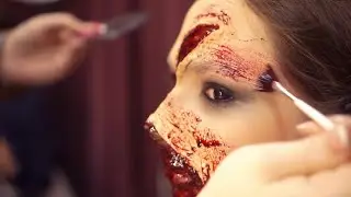 Halloween Makeup ZOMBIE Tutorial –Maquillaje Halloween Terroríficos -Хеллоуин грим ЗОМБИ